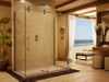 Customizable home bathroom hotel safety glass shower room door 