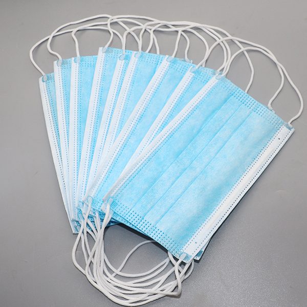 Wholesale Blue Surgical Medical Procedure 3 ply Earloop Disposable Face Mask