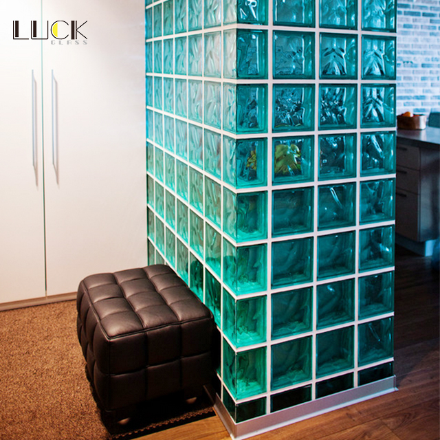 LUCK Good quality 190x190x80mm glass block for building decoration 