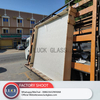 Pattern laminated glass from the LUCK glass industry can be used for partitions, curtain walls, hotel reception, etc.