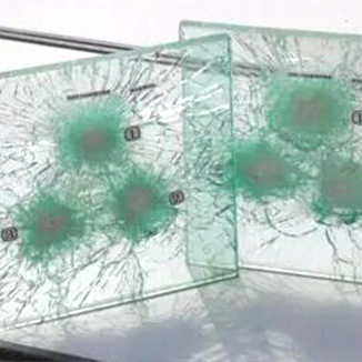 Safety protection, such as bullet proof glass
