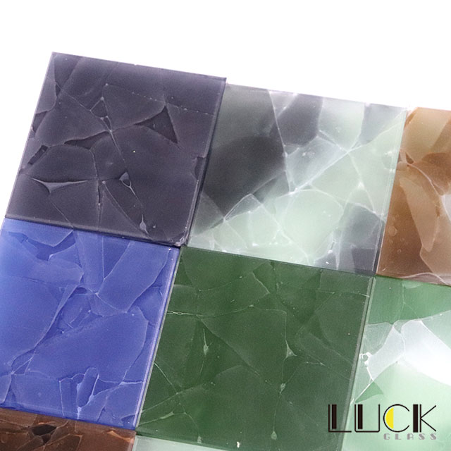Luck Backlit Recycled Jade Glass Stone Slabs with Light transmission effect