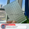 annealed 6 mm obscure iron wire mesh figured patterned wired glass prices
