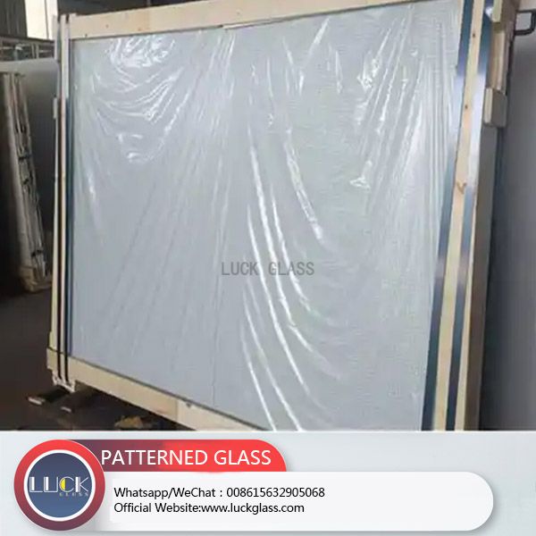 4mm clear patterned glass clear pattern manufacturer shower fluted ribbed clear texture decorative glass panel sheets