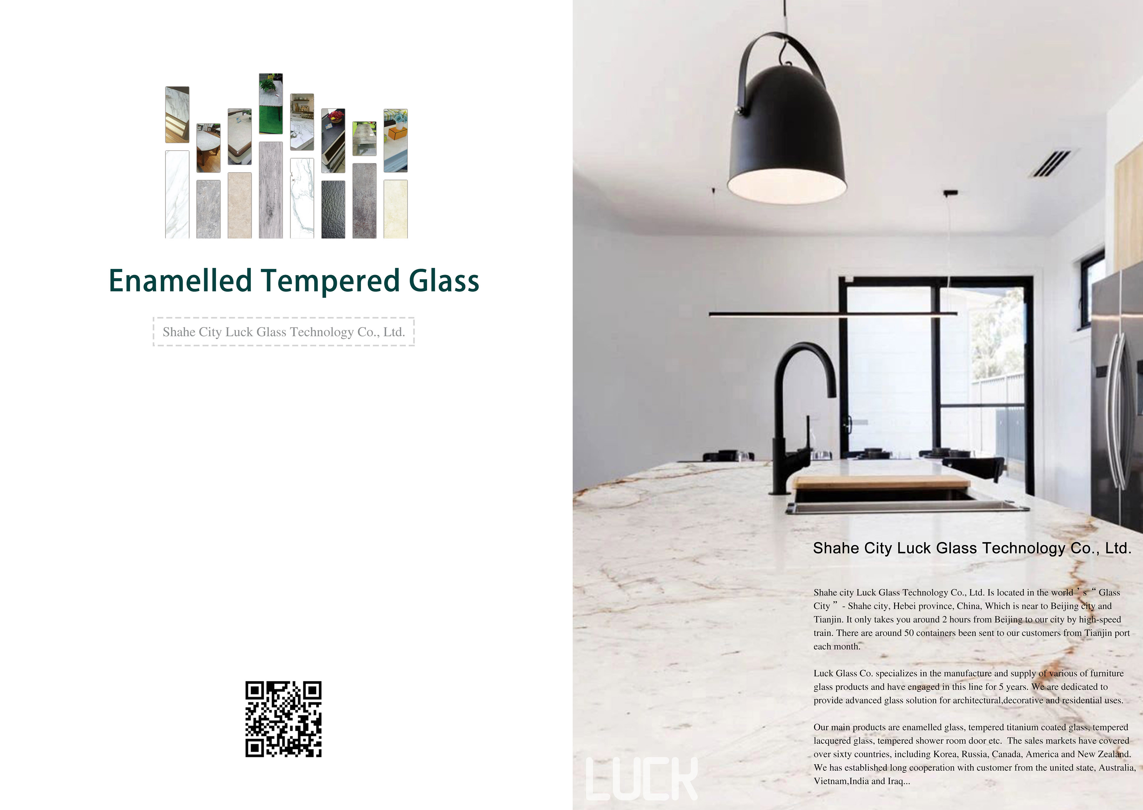 Enamelled Tempered Glass