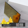 Top Quality Golden Colored Tinted Silver Mirror and Color Aluminum Wall mirror Sheet Glass